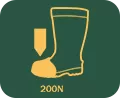 TOE CAP IMPACT RESISTANT UP TO 200J