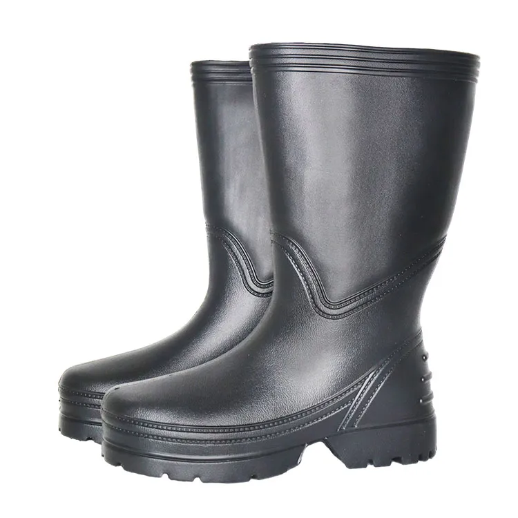 Black Winter Warm EVA Snow Boots