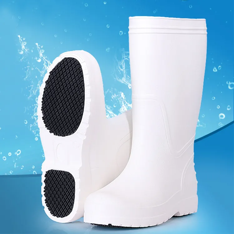 Food Industry High White EVA Boots