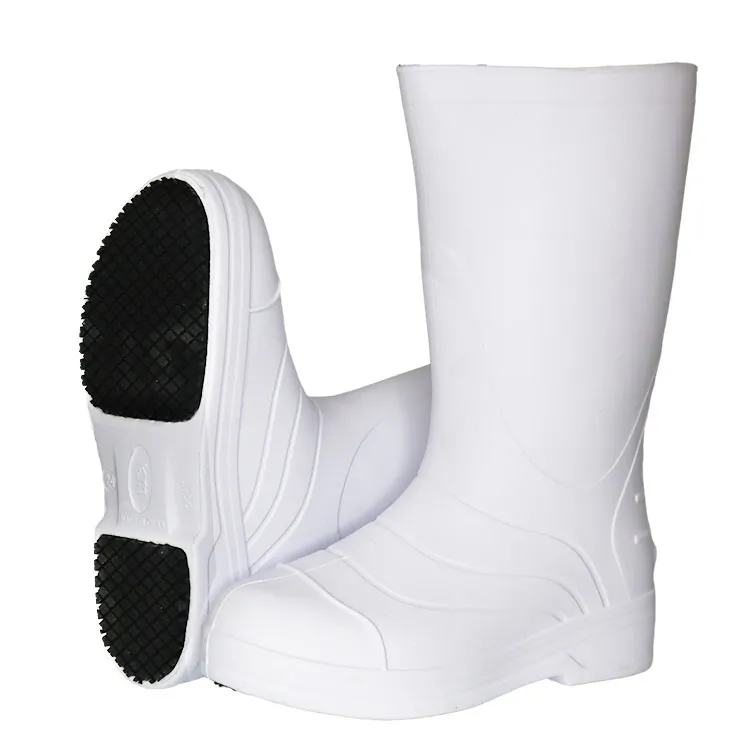 White EVA Food-Processing Anti-Bacteria Boots