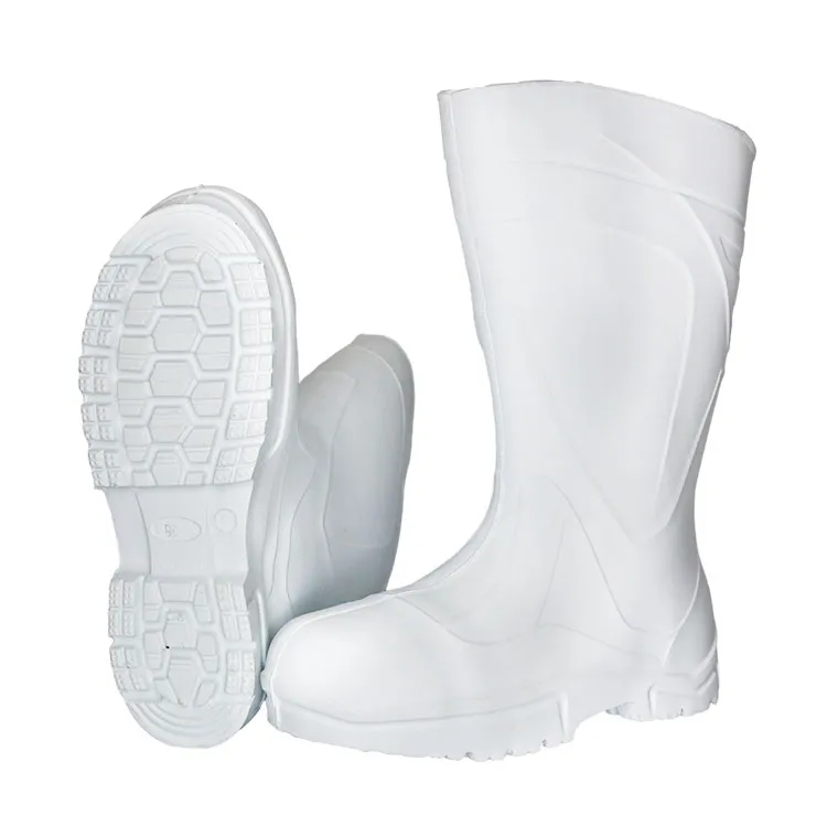 Food Processing White EVA Rubber Boots