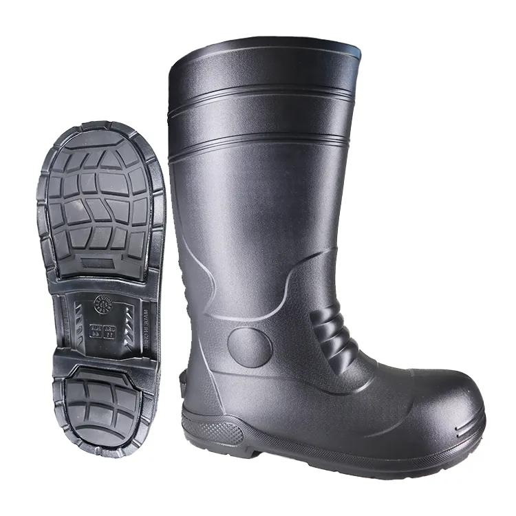 Anti Smashing Work Safety Black EVA Boots