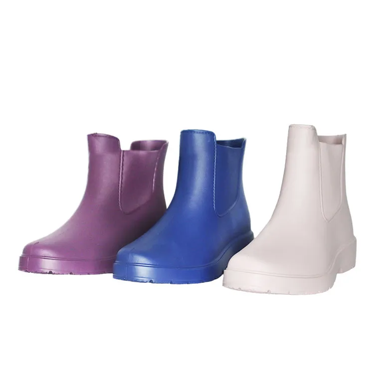Fashion Daily Colorful Ankle Rain Boots