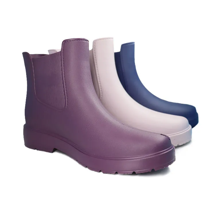Fashion Daily Colorful Ankle Rain Boots
