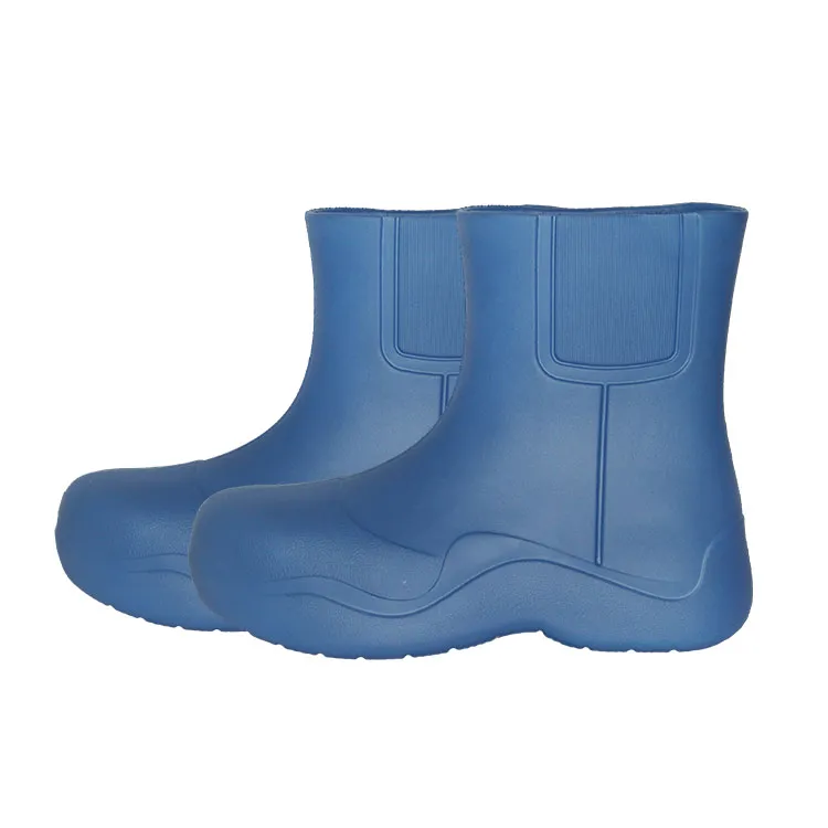 Fashionable Daily Blue Anti-Slip Rain Boots
