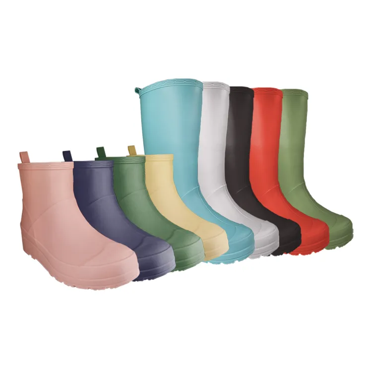 Fashion Women TPE Ankle Rain Boots