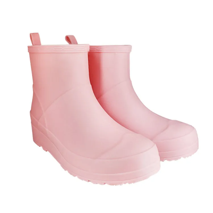 Fashion Women TPE Ankle Rain Boots