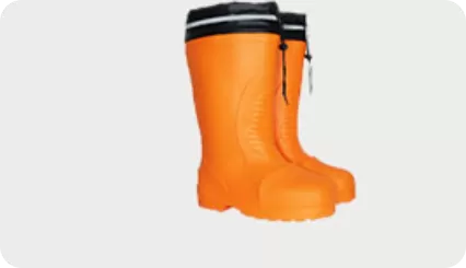 Produce the sample rain boots for you to check the material and colors.